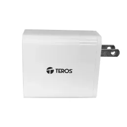 Cargador USB-A USB-C TEROS TE-70207W, GaN, PD 65W, blanco Teros-Cargador USB-A USB-C TEROS TE-70207W, GaN, PD 65W, blanco Potenc