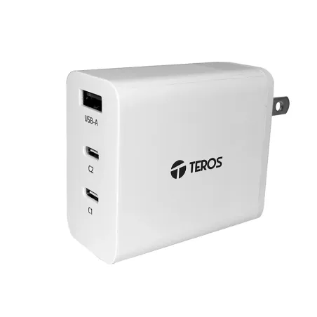  Cargador USB-A USB-C TEROS TE-70207W, GaN, PD 65W, blanco 45.762712 Cargador USB-A USB-C TEROS TE-70207W, GaN, PD 65W, blanco P