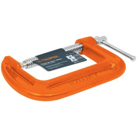  Prensa de hierro Nodular 4", Manija deslizante en T, uso general, PNT-4 17661 Truper 18.644068 Prensa de hierro Nodular 4", Man