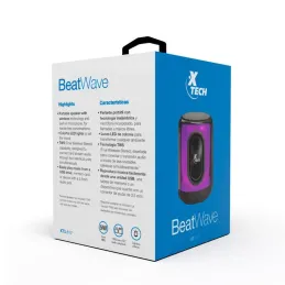 Parlante Portatil Luces BeatWave 5W Inalambrico Xtech XTS-617 Xtech-Parlante Portatil Luces BeatWave 5W Inalambrico Xtech XTS-61