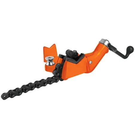  Prensa de Cadena para tubo de 2 1/2", Cuerpo de hierro nodular mordazas en acero al carbono, PTU-25C 17704 Truper 116.101695 Pr