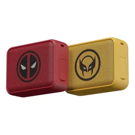  Parlante Portatil 6W Marvel 2 Pack Deadpool Wolverine Klip Xtreme KBS-025MD-2PK 156.779661 Parlante Portatil 6W Marvel 2 Pack D