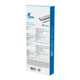 Adaptador multipuerto 5 en 1 con conexión USB-C Xtech XTC-564 Xtech-Adaptador multipuerto 5 en 1 con conexión USB-C Xtech XTC-56