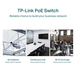 Switch Gigabit Tp-link TL-SG1428PE 24 Port con PoE 2SFP Tp-link-Switch Gigabit Tp-link TL-SG1428PE 24 Port con PoE 2SFP Conmutad