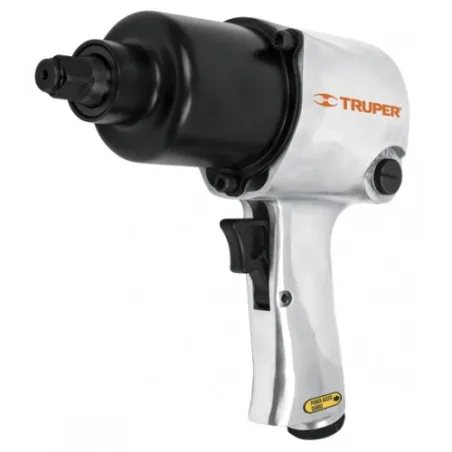  Llave Neumatica Pistola de Impacto 1/2" Industrial, Carcasa de Aluminio Pulido, TPN-734H-2 11187 Truper 243.220339 Llave Neumat