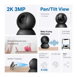 Camara Wi-Fi vigilancia 360G 3MP Pan/tilt Tp-Link Tapo C211 Tp-link-Camara Wi-Fi vigilancia 360G 3MP Pan/tilt Tp-Link Tapo C211 