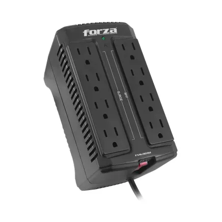  Regulador automático de voltaje 900VA/450W 8NEMA universales-220V Forza FVR-902 55.084746 Regulador automático de voltaje 900VA