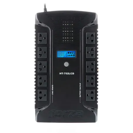  UPS interactiva 750VA/450W, 10 IRAM Sobremesa 220V Forza HT-752LCD 0 UPS interactiva 750VA/450W, 10 IRAM Sobremesa 220V Forza H