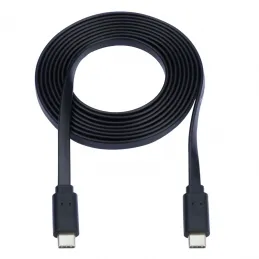  Cable Plano USB C Tripp-Lite U040-006-C-FL Macho/Macho USB 2.0 Thunderbolt 3 Negro 1.83m 30.508475 Cable Plano USB C Tripp-Lite