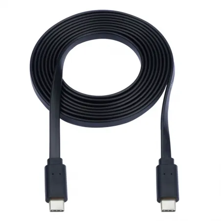  Cable Plano USB C Tripp-Lite U040-006-C-FL Macho/Macho USB 2.0 Thunderbolt 3 Negro 1.83m 30.508475 Cable Plano USB C Tripp-Lite