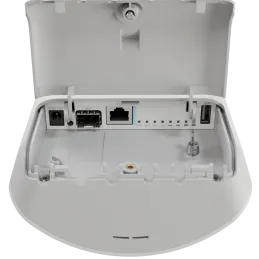 (mANTBox ax 15s) Punto de Acceso Sectorial de 120°/ WiFi 6 Dual Banda 2.4/5Ghz 1PoEIn SFP 2.5Gbps Mikrotik L22UGS-5HAXD2HAXD-15S
