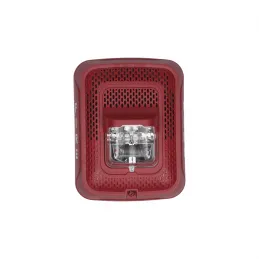 Bocina con Lampara Estroboscópica Pared Rojo SystemSensor SS-SPSRL-SP system sensor-Bocina con Lampara Estroboscópica Pared Rojo