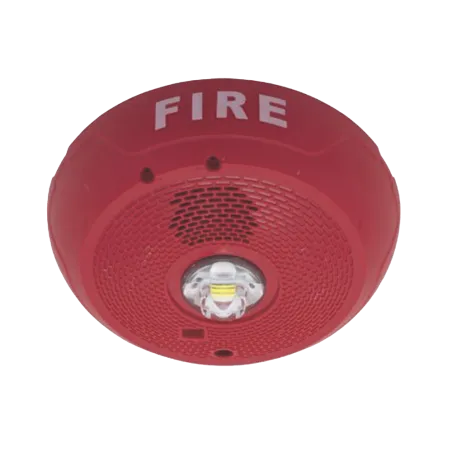  Sirena con Lámpara LED Estroboscópica en Techo Rojo SystemSensor SS-PC2RLED 150 Sirena con Lámpara LED Estroboscópica en Techo 