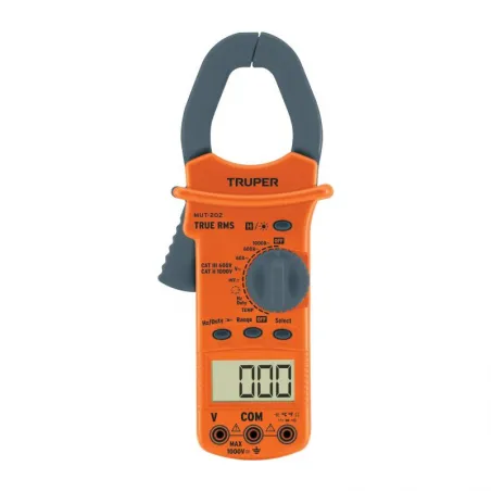  Pinza Amperimetrica Profesional 600V 400A MUT-202 True RMS Truper 10404 104.237288 Pinza Amperimetrica Profesional 600V 400A MU