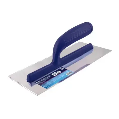 Plancha para empastar dentada 5" x11" Mplástico Toolcraft TC4261 ToolCraft-Plancha para empastar dentada 5" x11" Mplástico Toolc
