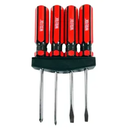 Juego de Desarmadores 4 Piezas PVC Wolfox WF9350 11.016949 Juego de Desarmadores 4 Piezas PVC Wolfox WF9350
Juego de 4 destorni