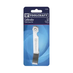 Calibrador 12 hojas anguladas en Pulgadas Milimetrico Toolcraft TC3368 ToolCraft-Calibrador 12 hojas anguladas en Pulgadas Milim