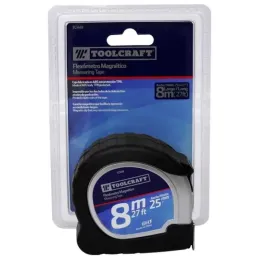 Wincha 8 Metros x 25mm Toolcraft TC1419 ToolCraft-Wincha 8 Metros x 25mm Toolcraft TC1419 Escalas métricas e imperiales Cinta am