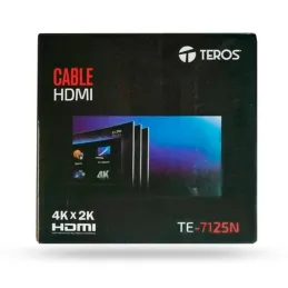 Cable HDMI 2.0 Teros TE-7125N 5 metros 4K x 2K - Negro Teros-Cable HDMI 2.0 Teros TE-7125N 5 metros 4K x 2K - Negro -TE-7125N- 2