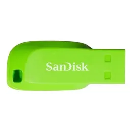 Memoria Flash USB SanDisk Cruzer Blade 32GB, USB 2.0, Color Verde Electrico