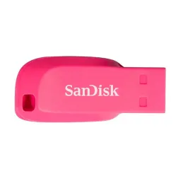 Memoria Flash USB SanDisk Cruzer Blade 32GB, USB 2.0, Color Rosado Electrico