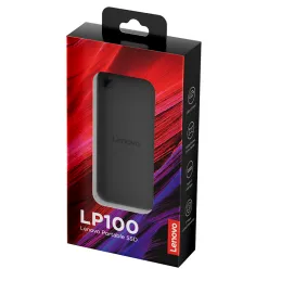 Disco Solido SSD externo Lenovo LP100 SSD Portátil, 500GB, USB Tipo-C 3.2 Gen 1