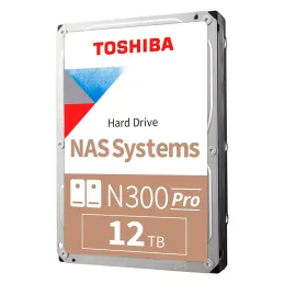  Disco duro Toshiba N300 PRO NAS, 12TB, SATA 6.0Gb/s, 7200rpm, 512MB Cache, 3.5". 1185.000014 Disco duro Toshiba N300 PRO NAS, 1