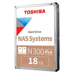  Disco duro Toshiba N300 PRO NAS, 18TB, SATA 6.0Gb/s, 7200rpm, 512MB Cache, 3.5". 1535.999982 Disco duro Toshiba N300 PRO NAS, 1