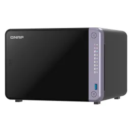 Servidor NAS QNAP TS-632X-4G, ARM AL524 4C/2GHz, 4GB RAM SODIMM, Bahias: 6x3.5" SATA