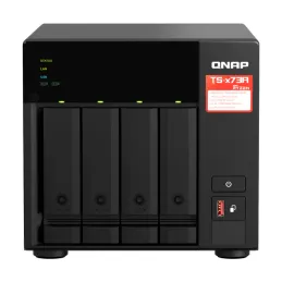 Servidor NAS QNAP TS-473A, AMD Ryzen V1500B/2.2GHz, 8GB DDR4 SODIMM, Bahias: 4 x 3.5" SATA