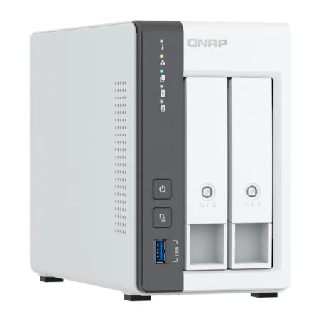 Servidor NAS QNAP TS-216G, ARM Cortex A55 4C/2GHz, 4GB RAM (On-Board), Bahias: 2x3.5" SATA