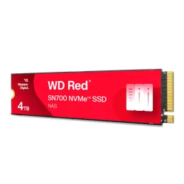  Disco Solido SSD Western Digital SN700 4TB M.2 2280 D5-M NVMe 8Gb/s, Rojo 2332.000016 Disco Solido SSD Western Digital SN700 4T