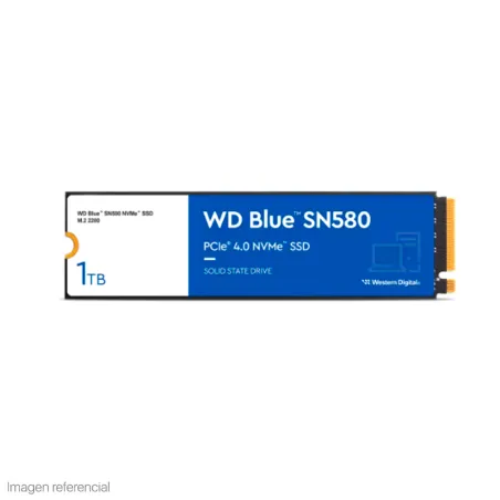  Disco Solido SSD Western Digital Blue SN580 1TB M.2 2280, PCIe Gen 4.0 x4 NVMe 1.4b 350.999968 Disco Solido SSD Western Digital