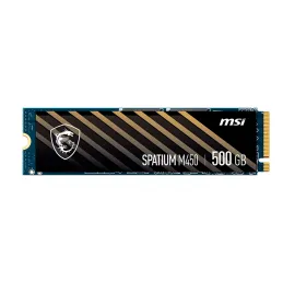 Disco Solido SSD MSI SPATIUM M450 500GB M.2.2280 PCIe Gen 4.0x4, NVMe 1.4