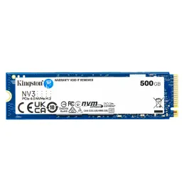 Disco Solido SSD Kingston 500GB NV3 PCIe 4.0 NVMe M.2 SSD
