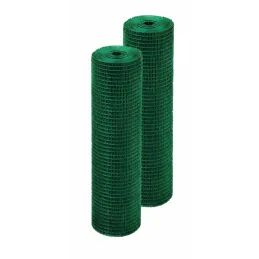 Malla Cuadrada Galvanizadas 3/8x3/8 Plastificadas de PVC Rollo x10kg HardMan 006005