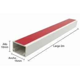  Canaleta 10x15mm x2m en PVC con Adhesivo Hardman 005002 1.099996 Canaleta 10x15mm x2m en PVC con Adhesivo Hardman 005002
 HM005
