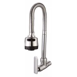 Caño Lavadero Cuello Flexible Cromado C1/2 HardMan 007005
