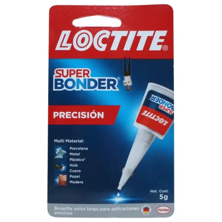 Pegamento Instantaneo Super Bonder La Gotita 5gr Adhesivo LOCTITE LOCTITE-Pegamento Instantaneo Super Bonder La Gotita 5gr Adhes