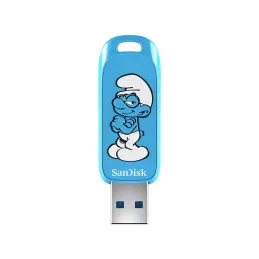 Memoria USB Sandisk SMURFS 64GB USB 3.2 GEN 1,USB-A Hasta 130MB/S