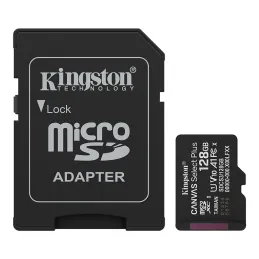  Memoria Kingston 128GB MicroSD Canvas Select Plus -150MB/seg - UHS-I Clase 10 53.000054 Memoria Kingston 128GB MicroSD Canvas S