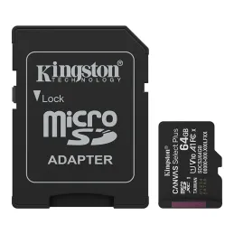  Memoria Kingston 64GB MicroSD Canvas Select Plus -100MB/seg - UHS-I Clase 10 26.000002 Memoria Kingston 64GB MicroSD Canvas Sel