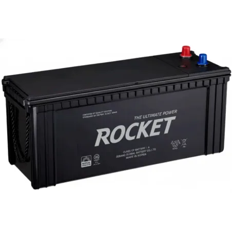 Bateria para Camiones Rocket N200 - + 200Ah CCA1200 522x279x244mm Rocket-Bateria para Camiones Rocket N200 - + 200Ah CCA1200 522