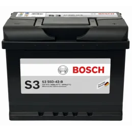 Bateria para Carros S355D S3 55D - + 11Placas 45Ah CCA390 241x174x175mm Bosch 0092S38067