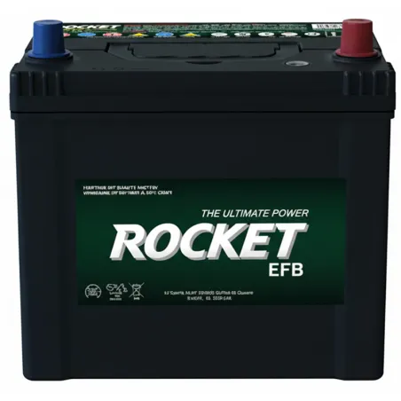 Bateria para Carros Rocket EFB LN1 - + 50Ah CCA480 208x175x190mm Start-Stop Rocket-Bateria para Carros Rocket EFB LN1 - + 50Ah C