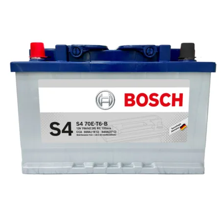  Bateria para Carros S470E S4 70E + - 70Ah CCA660 276x174x175mm REEM S680E Bosch 0092S48267 480.000046 Bateria para Carros S470E