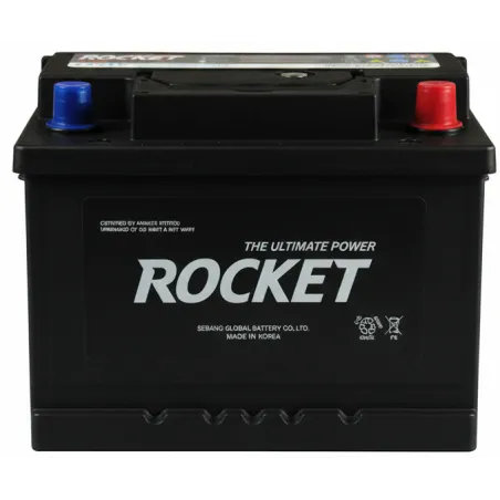 Bateria para Carros Rocket 56219 L2 - + 62Ah CCA510A 245x175x190mm Rocket-Bateria para Carros Rocket 56219 L2 - + 62Ah CCA510A 2
