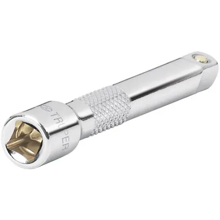  Extension, Encastre 1/4" Largo 3", en Acero al Cromo vanadio, Diametro 9 mm, E-4760 13218 Truper 3.898305 Extension, Encastre 1