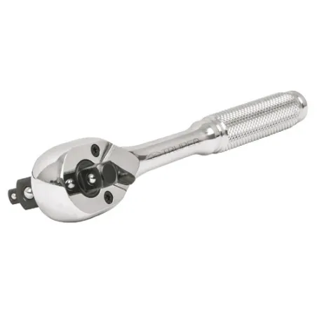  Ratchet Triple encastre 1/4" 3/8" 1/2" Largo 7", en acero al cromo vanadio, M-4812 13649 Truper 55.084746 Ratchet Triple encast