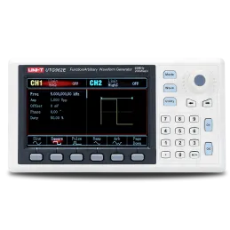 Generador de Funciones y Onda UNI-T UTG962E 2CH 60MHZ 200MSAS SINE SQUARE RAMP PULSE NOISE DC Y ARB USB BNC